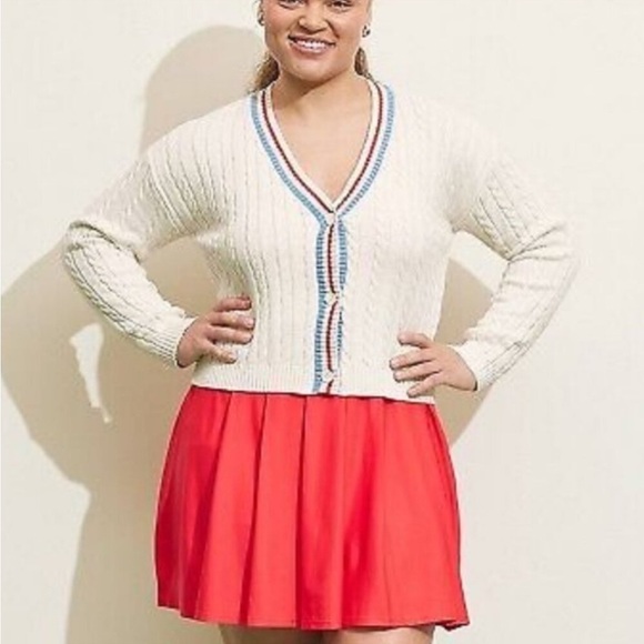 Prince Pickleball X Target Cable Knit Cardigan Sweater NWT - Picture 2 of 6